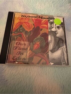 10,000 Maniacs "Our Time in Eden" CD - Floral Cover with Illustration